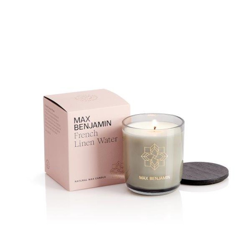 MB CANDLE :FRENCH LINEN WATER