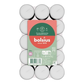 BOLSIUS 8H TEALIGHT 30PK