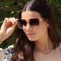 POM : Nude Slim Frame Sunglasses