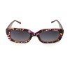 POM : Bold Rectangle  Purple Frame Sunglasses