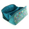 POM : Teal Velvet Fold Out Vanity Case