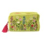 POM : Green Velvet Travel / Make Up Bag