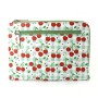 POM : Recycled Leather Tablet IPAD Cover - Cherry & Gingham