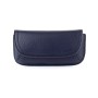 POM : Navy Vegan Leather Glasses Case