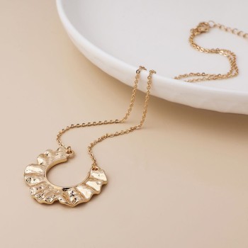POM: Golden Wave Pendant Necklace