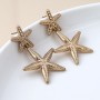 POM: Double Drop Starfish Earrings