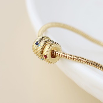 POM: Crystals Slider Bracelet Golden