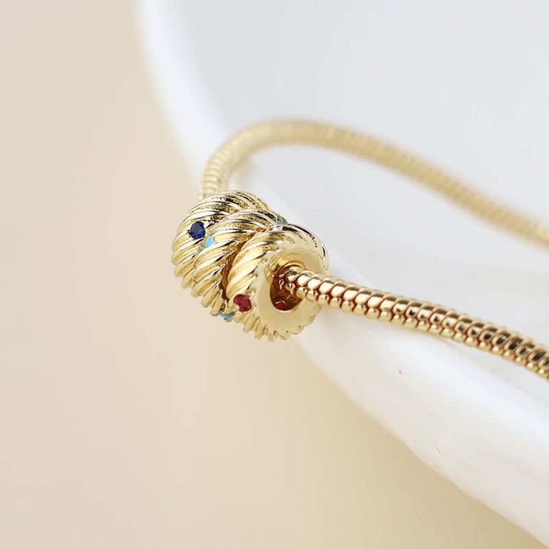 POM: Crystals Slider Bracelet Golden