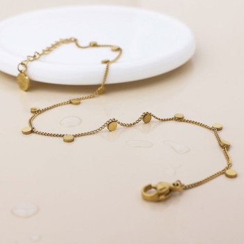 POM: Tiny Disc Anklet Chain