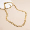 POM: Plaited Liquid Chain Necklace