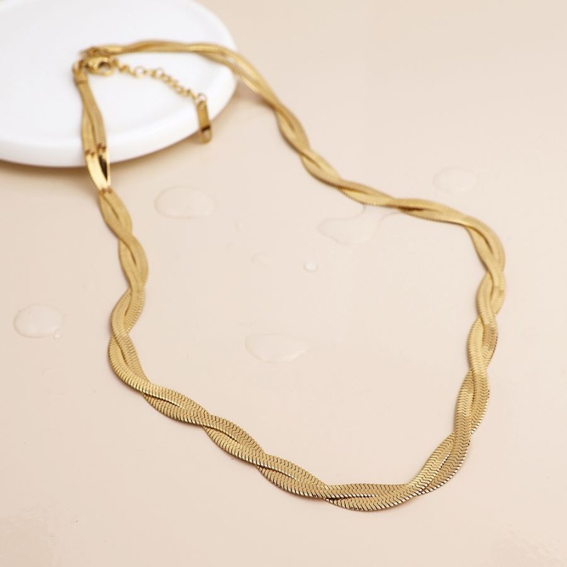 POM: Plaited Liquid Chain Necklace