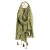 POM : Olive Green Organic Cotton Scarf