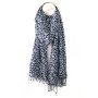 POM : Navy / White Ditsy Floral Modal Scarf