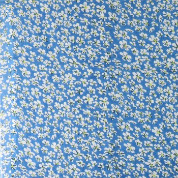 POM : Cobalt Blue Ditsy Floral Modal Scarf