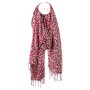 POM : Bright Pink Ditsy Floral Modal Scarf