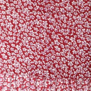 POM : Bright Pink Ditsy Floral Modal Scarf