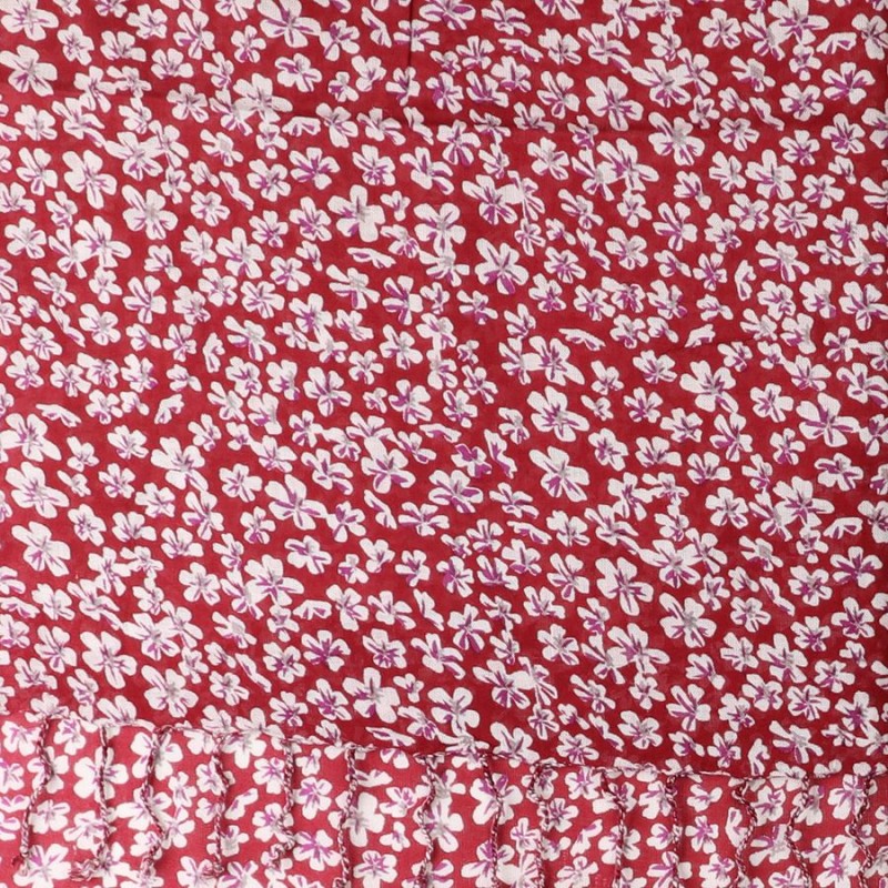 POM : Bright Pink Ditsy Floral Modal Scarf