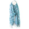 POM : Turquoise Blue Modal Scarf