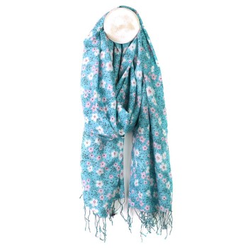 POM : Turquoise Blue Modal Scarf