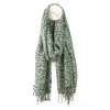 POM : Green Mix Ditsy Floral Modal Scarf