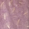 POM : Mauve with Rose Gold Foil Ginko Leaf Scarf