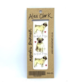 ALEX CLARK: BOOKMARK - PERFECT PUGS