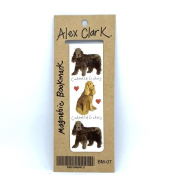 ALEX CLARK: BOOKMARK - CONTENTED COCKERS