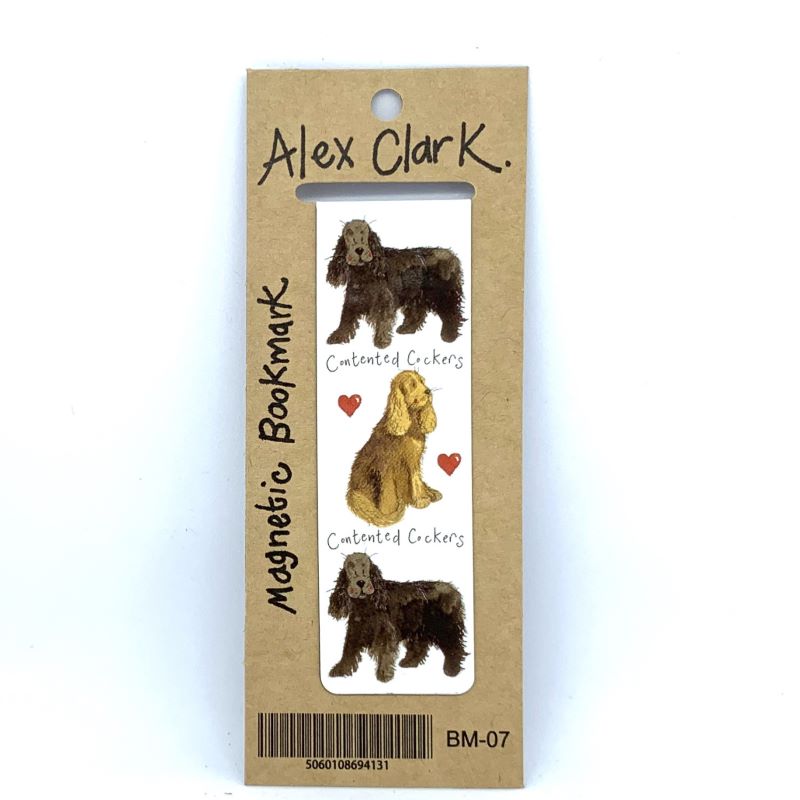 ALEX CLARK: BOOKMARK - CONTENTED COCKERS