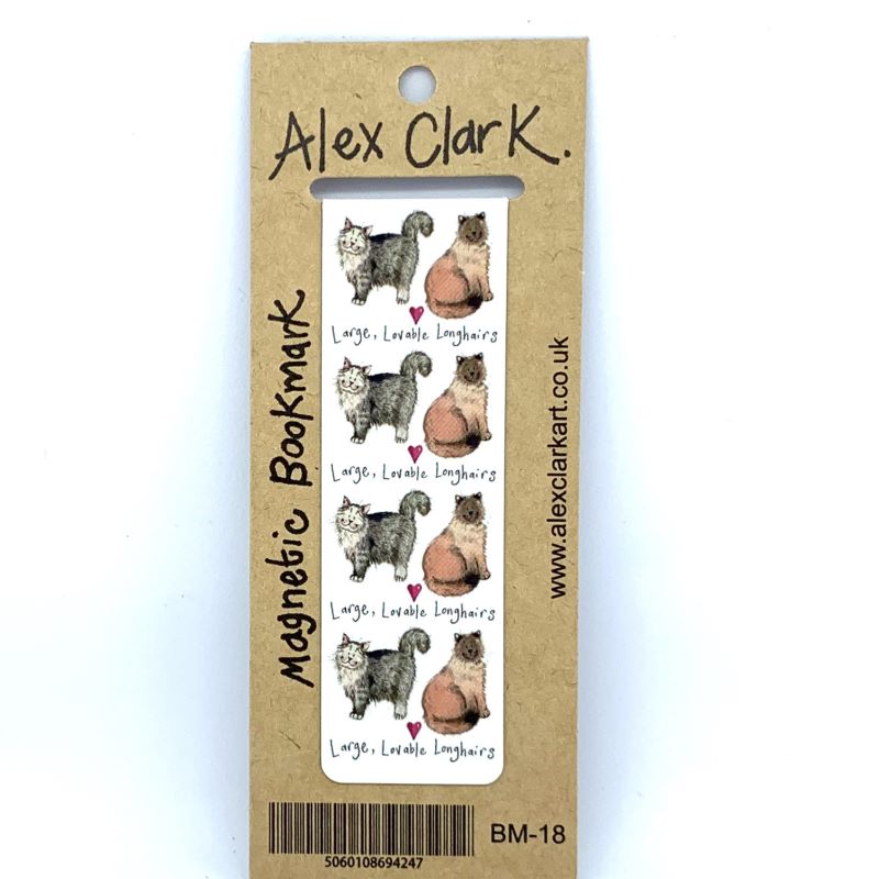 ALEX CLARK: BOOKMARK - LARGE LOVABLE LONGHAIRS
