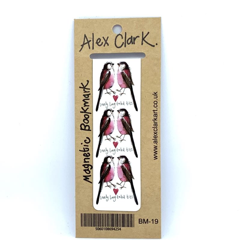 ALEX CLARK: BOOKMARK - LOVELY LONG TAILED TITS