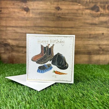 ALEX CLARK: CARD - RIDING GEAR