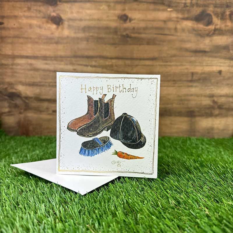 ALEX CLARK: CARD - RIDING GEAR