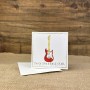 ALEX CLARK: CARD - RED GUITAR