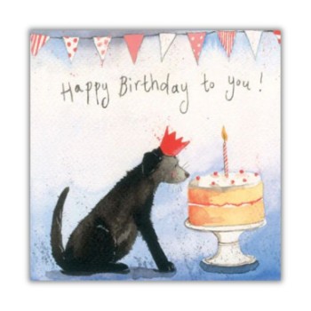 ALEX CLARK: CARD - CAKE BIRTHDAY