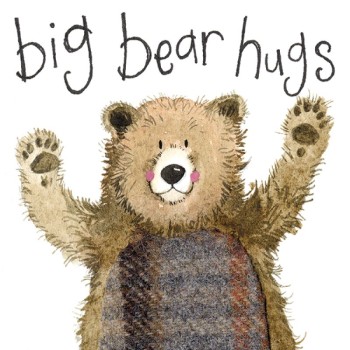 ALEX CLARK: CARD - BEAR HUGS
