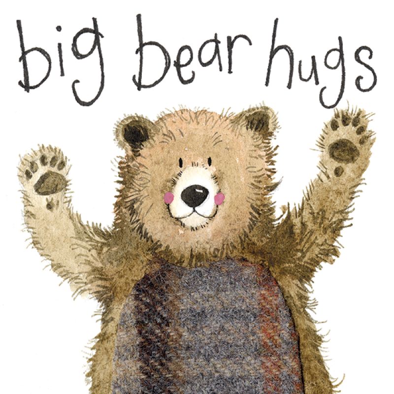 ALEX CLARK: CARD - BEAR HUGS