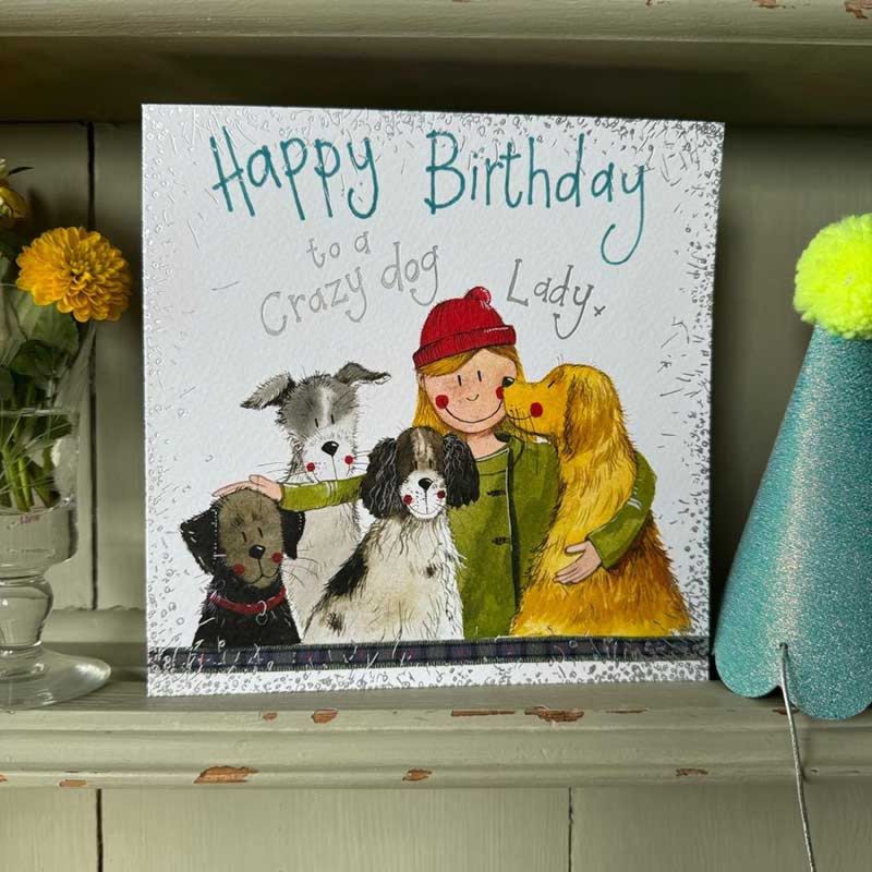 ALEX CLARK: CARD - DOG LADY