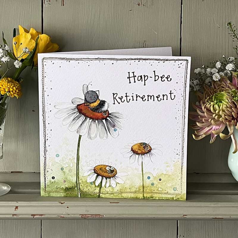 ALEX CLARK: CARD - BEE RETIRED