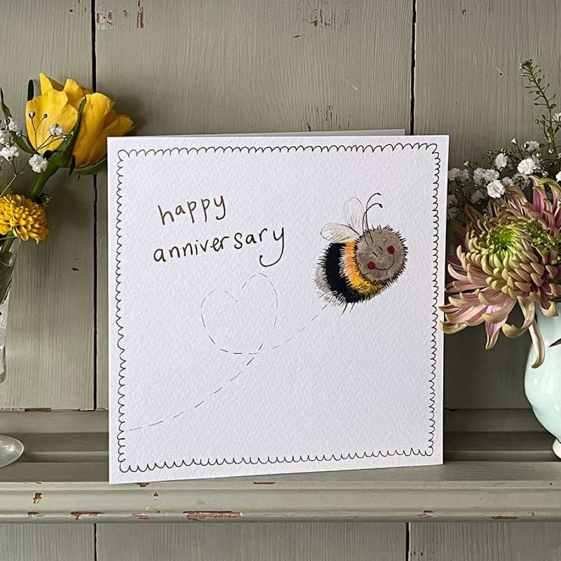 ALEX CLARK: CARD - BEE ANNIVERSARY