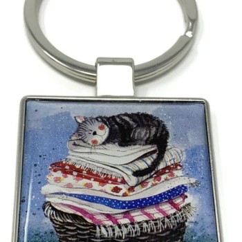 ALEX CLARK: KEY RING - LAUNDRY BASKET