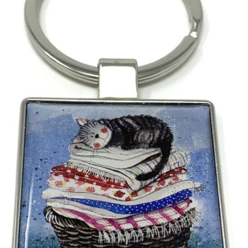 ALEX CLARK: KEY RING - LAUNDRY BASKET