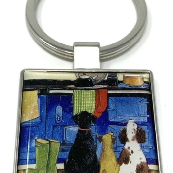 ALEX CLARK: KEY RING - HOTDOGS