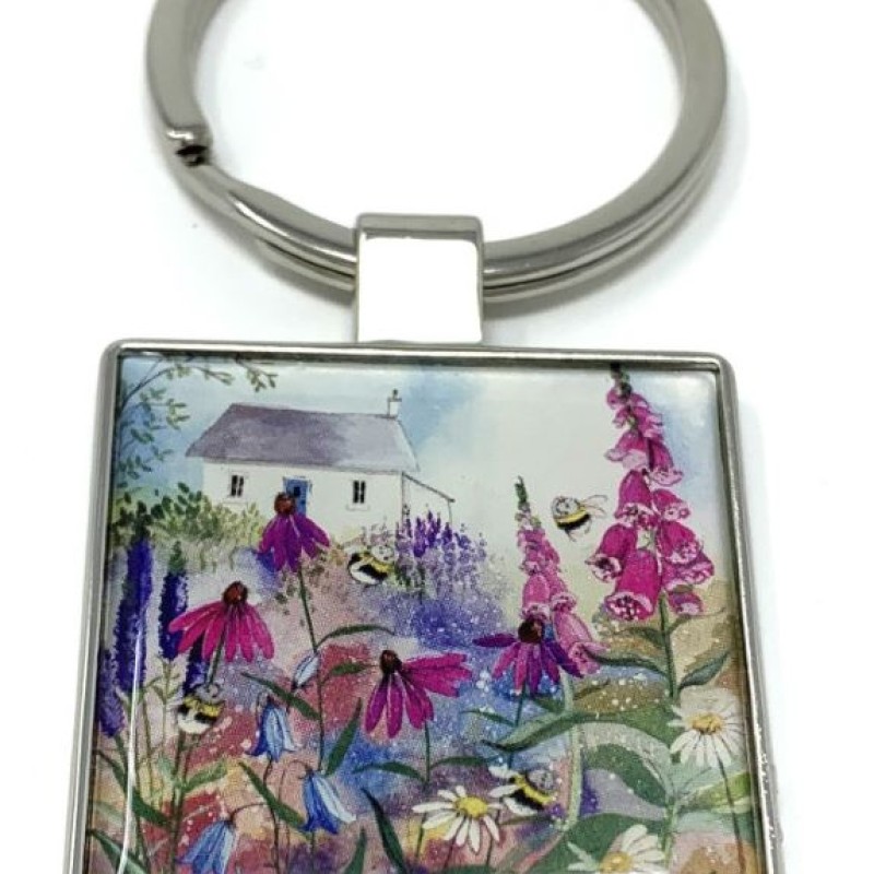 ALEX CLARK: KEY RING - BEE GARDEN