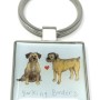 ALEX CLARK: KEY RING - BARKING BORDERS