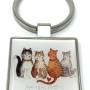 ALEX CLARK: KEY RING - MARVELLOUS MOGGIES
