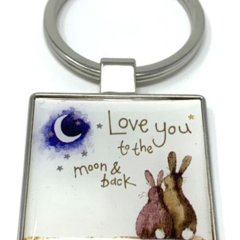 ALEX CLARK: KEY RING - MOON