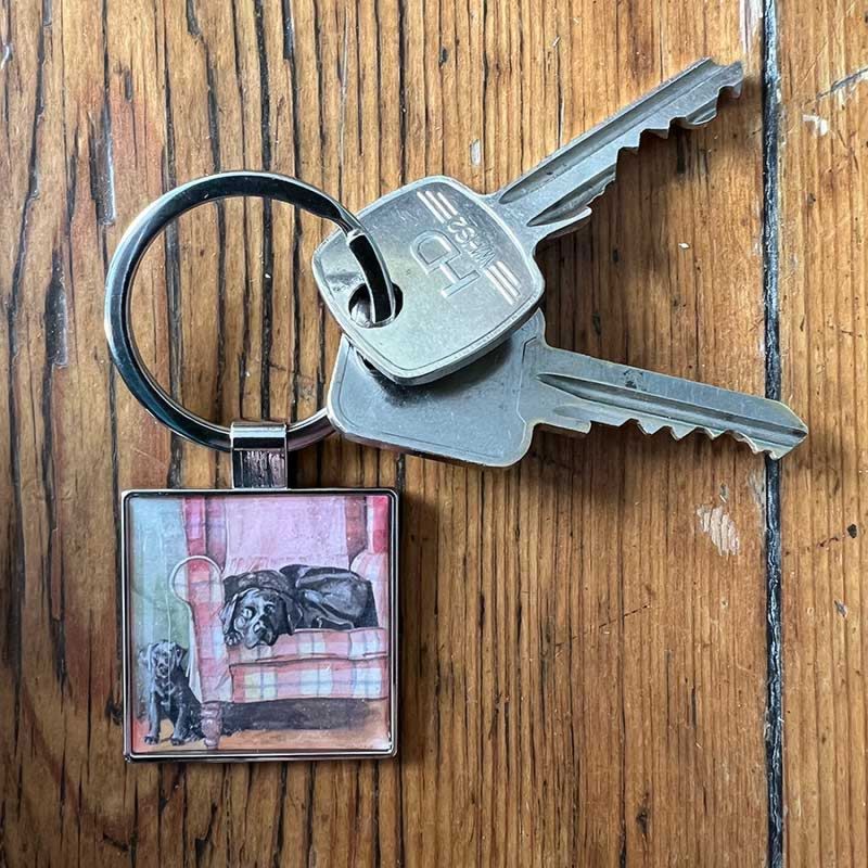 ALEX CLARK: KEY RING - SOPHIE & SCARLET