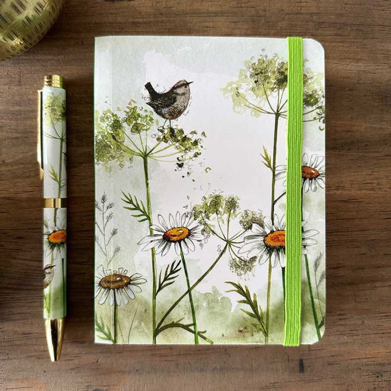 ALEX CLARK: NOTEBOOK - WREN & DAISIES