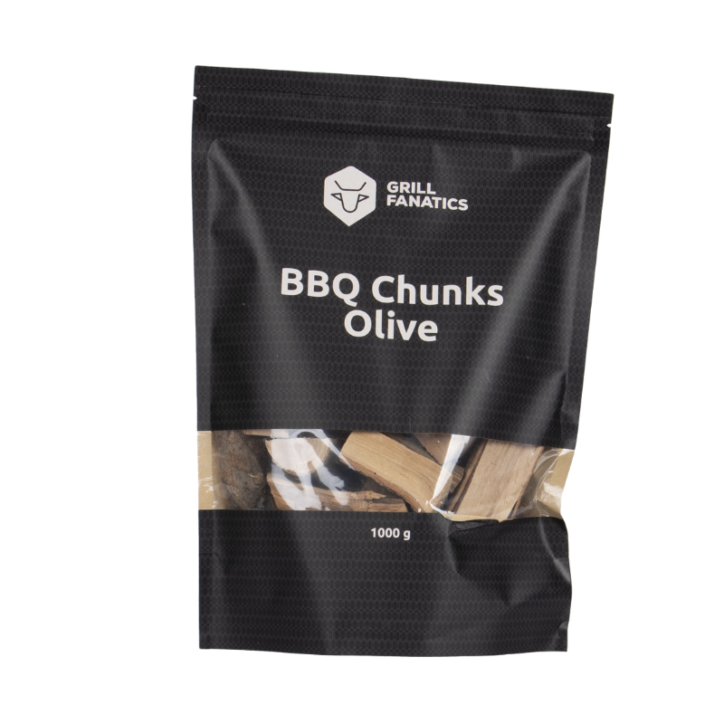 Grill Fanatics Smoking Chunks 1kg : OLIVE