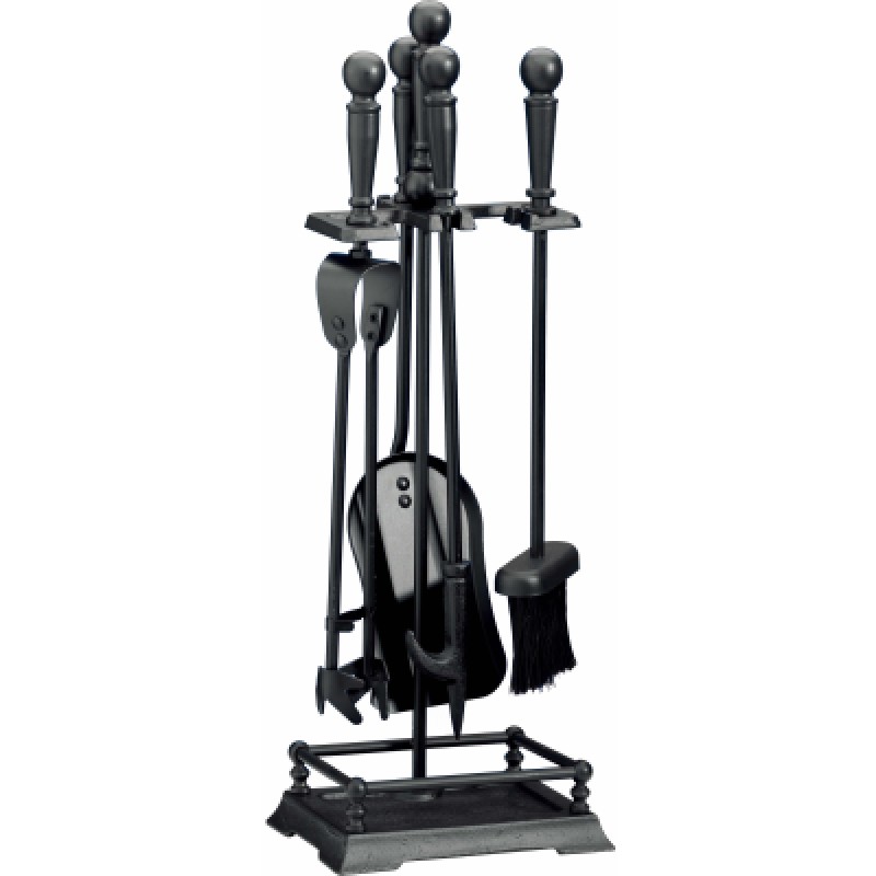 CASTLE LIVING GALLERY 5 PIECE COMPANION SET BLACK